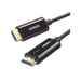 Cable HDMI de 10 Metros por Fibra Óptica 8K@60Hz / Fibra de 4 núcleos + Cobre estañado de 7 núcleos / Compatible con HDMI 2.1 / Alta velocidad 18 Gbps / 3D / HDR / Caja de Aleacion Zinc / Premium - Toer