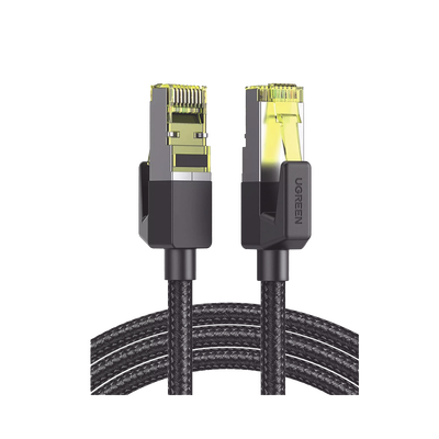 Cable Ethernet Cat7 CLASSâ… F/FTP Redondo con Malla de Nylon 5 Metros - Toer