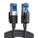 Cable Ethernet Cat8 CLASSâ… F/FTP Redondo con Malla de Nylon 1 Metro - Toer