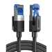 Cable Ethernet Cat8 CLASSâ… F/FTP Redondo con Malla de Nylon 5 Metros - Toer