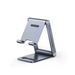 Soporte para Teléfono Celular de Aluminio | Angulo Ajustable | Amplia Compatibilidad con dispositivos de 4.7'' a 7.9'' | Antideslizante | Antiarañazos | Plegable | Color Gris. - Toer