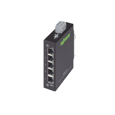 Switch Industrial ECO / 5 Puertos Gigabit 1000Base-T / Autonegotiation / Auto-MDI/MDI-X / Priorización Profinet / Montaje DIN Rail / IP30