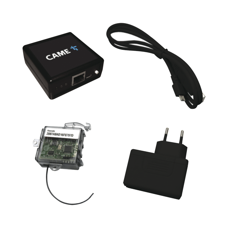 8K06SA-001 Kit CAME Connect / Para Apertura de Motores y Barreras Por Medio de APP / 3 Perfiles de Trabajo para Usuario, Propietario e Instalador