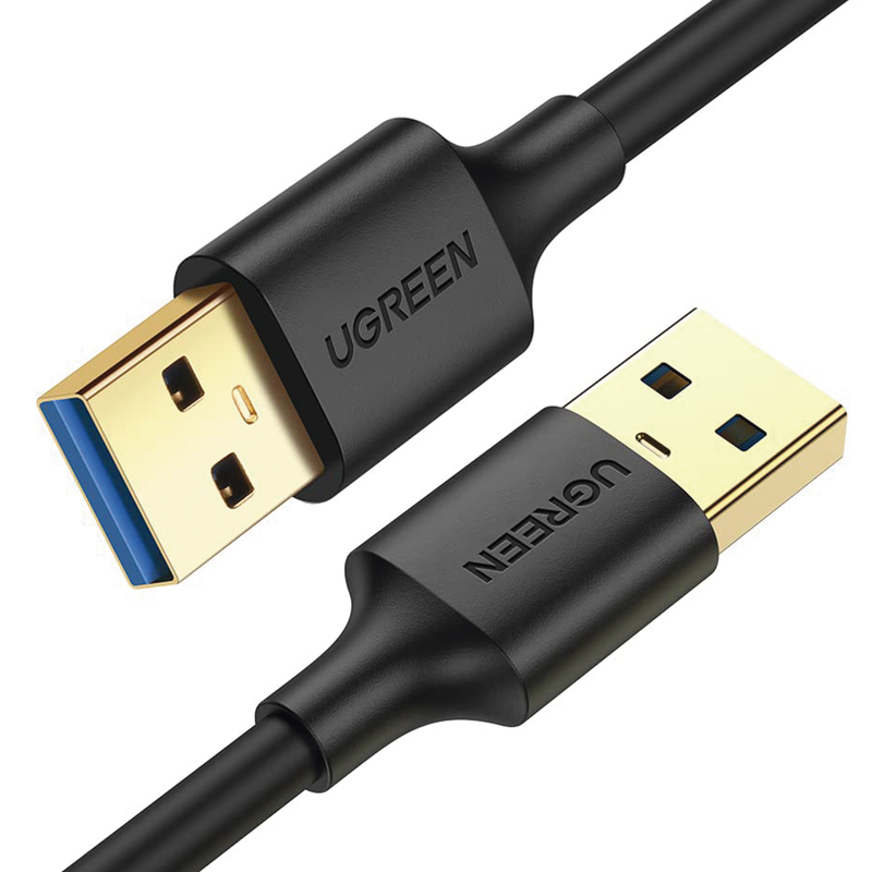 90576 Cable USB-A 3.0 a  USB-A 3.0 / 3 Metros / Macho a Macho / Conector Niquelado / Núcleo de Cobre Estañado / Blindaje Múltiple / Velocidad 5Gbps / No Requiere Controlador / Compatible con USB 2.0 Y USB 1.1