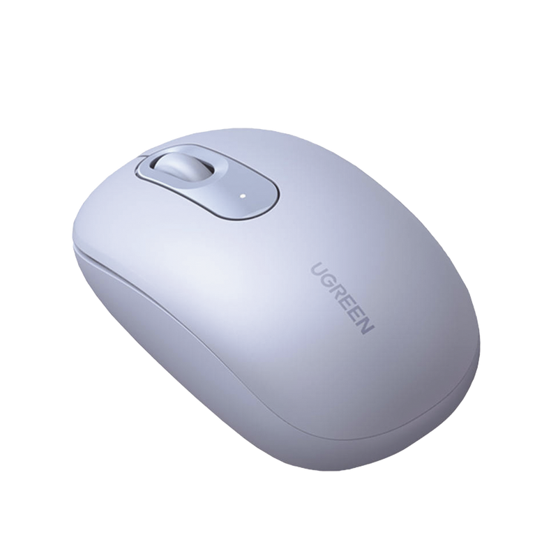 90671 Mouse Inalámbrico 2.4G 800/1200/1600/2400 DPI | Función de 3 botones | Alcance 10m | Silencioso |  Ergonómico | Anti-caída y Anti-interferencias | Batería Alcalina AA incluida  | Color Dusty Blue.
