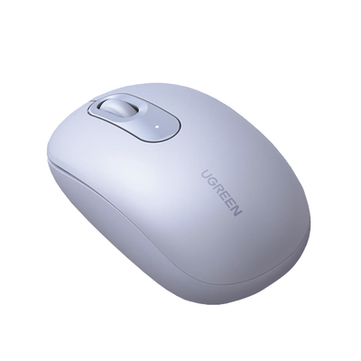 Mouse Inalámbrico 2.4G 800/1200/1600/2400 DPI | Función de 3 botones | Alcance 10m | Silencioso |  Ergonómico | Anti-caída y Anti-interferencias | Batería Alcalina AA incluida  | Color Dusty Blue. - Toer