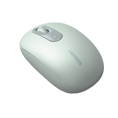 Mouse Inalámbrico 2.4G 800/1200/1600/2400 DPI | Función de 3 botones | Alcance 10m | Silencioso |  Ergonómico | Anti-caída y Anti-interferencias | Batería Alcalina AA incluida  | Color Green. - Toer