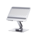 Soporte Giratorio de Aluminio para Laptop | Giratorio 360° | Función de Bloqueo | Soporta Laptops de 10 a 17.3''| Capacidad de Carga 5Kg | Excelente Estabilidad | Diseño Ergonómico | Altura y Angulo Ajustable | Plegable y Port&amp - Toer