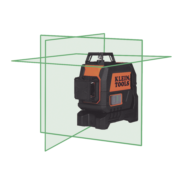93CPLG Nivel Láser de 3 Planos de Color Verde, de 360º y 30.5 m. de alcance, Compacto con Base Magnética y para Tripoide
