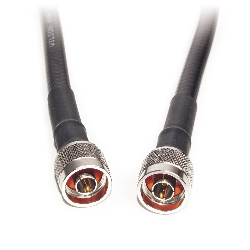 952-302 Jumper Coaxial con Cable Wilson-400 | Conector N Macho en los extremos | 60 centimetros de longitud.
