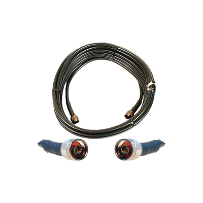 Jumper Coaxial de 50 Ohm con Cable Wilson-400 | Conector N Macho en los extremos | 15.24 metros de longitud. - Toer
