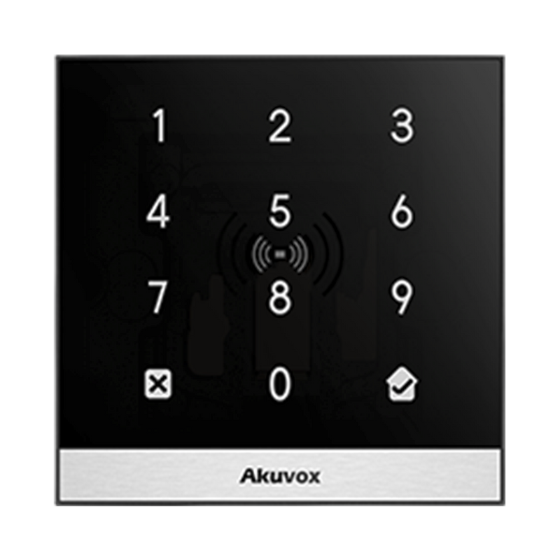A02 Teclado de Control de Acceso Inteligente / Administración 100% en la Nube / Interfaz WEB / POE / Lector Prox 125 kHz / MIFARE 13.56MHz / NFC / APP Smart Plus / Control de 1 Puerta / PIN Para Visitas / IP65