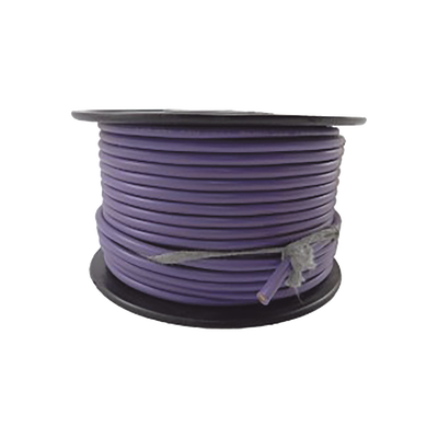 Cable Marino Primario 12 AWG / 100 Pies / Color Púrpura / Chaqueta PVC Resistente a Llama / Cobre Estañado Clase K