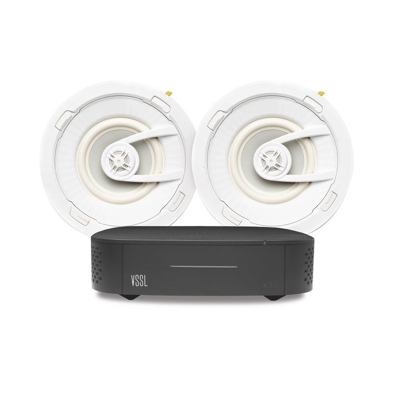 KIT Amplificador VSSL A1X | 2 Bocinas para Plafón de 7in TruAudio G72