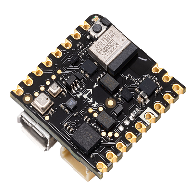 Placa de Desarrollo IoT / Arduino Nicla Sense ME / 4 Sensores Bosch Industrial / Bluetooth 5.0 / nRF52832 Cortex-M4F 64MHz / 512KB Flash + 2MB Externa / BHI260AP IMU 6 Ejes / BME688 Gas VOC / BMP390 Presión / BMM150 Magnetómetro