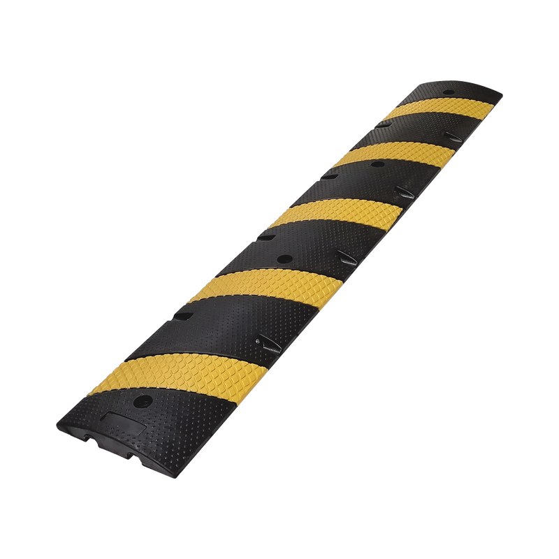 AC-183RV Reductor D / Velocidad / 183cm / 5 lineas amarillas / Hule Reciclado.