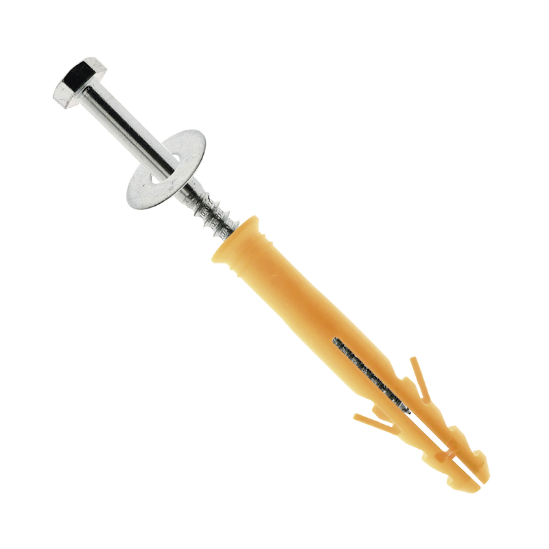 AC-4TOR Tornillo P / Tope Estacionamiento / Reductor D / Velocidad / 12 Cm / Con Arandela / Taquete D / Plastico.
