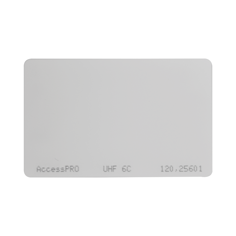 ACCESS-CARD-EPC Tag UHF tipo Tarjeta para lectoras de largo alcance 900 MHZ / EPC GEN 2 / ISO 18000 6C / No imprimible / NO incluye porta tarjeta