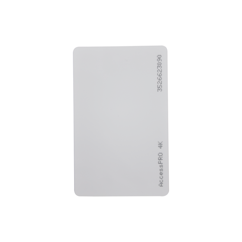 ACCESS-CARD-M4K Tarjeta MIFARE Classic / Tipo ISO Card / Memoria 4Kb / Imprimible / Frecuencia 13.56 Mhz