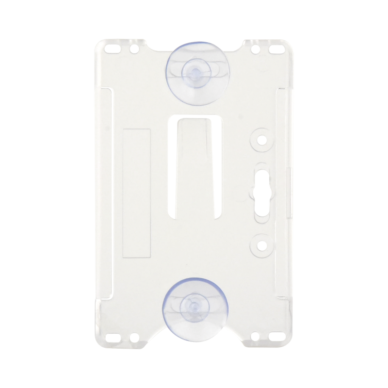 ACCESS-HOLDERA Porta tarjeta de plastico ABS / Transparente / Compatible con tarjetas ACCESSCARDEPC / PROCARDX o Formato CR80