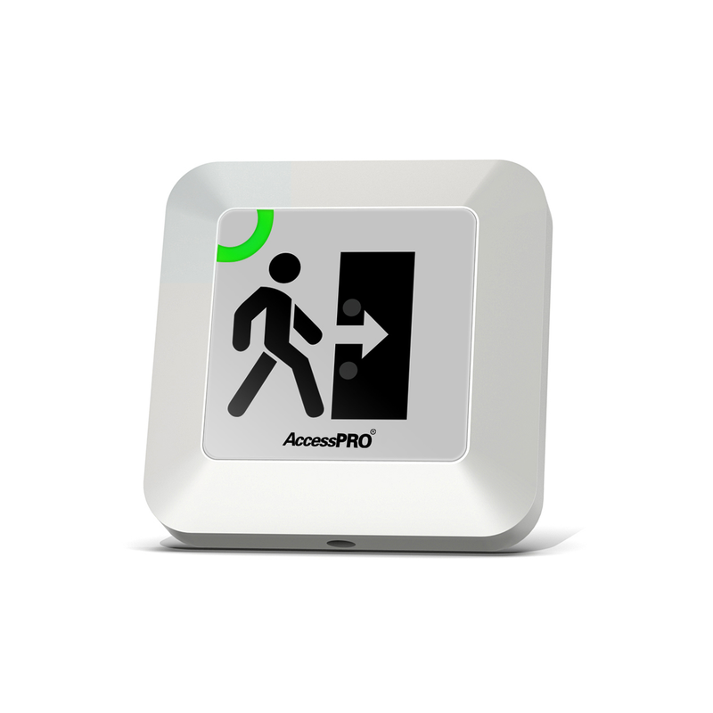 ACCESSK4DTR Botón de Salida sin Contacto Compatible con Control Remoto / Temporizado / Distancia Ajustable  / Diseño Moderno