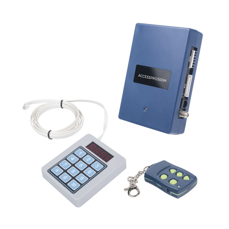 ACCESSPRO300 Receptor Inalambrico Universal Administrable por Software, Hasta 1600 controles de usuarios, compatible con Barreras y Motores de puertas