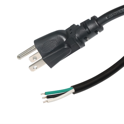 Cable de Alimentación Eléctrica para 120-240 Vca / 1. 8 metros / 3 Fases / Cables Libres - Toer