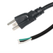 Cable de Alimentación Eléctrica para 120-240 Vca / 1. 8 metros / 3 Fases / Cables Libres - Toer