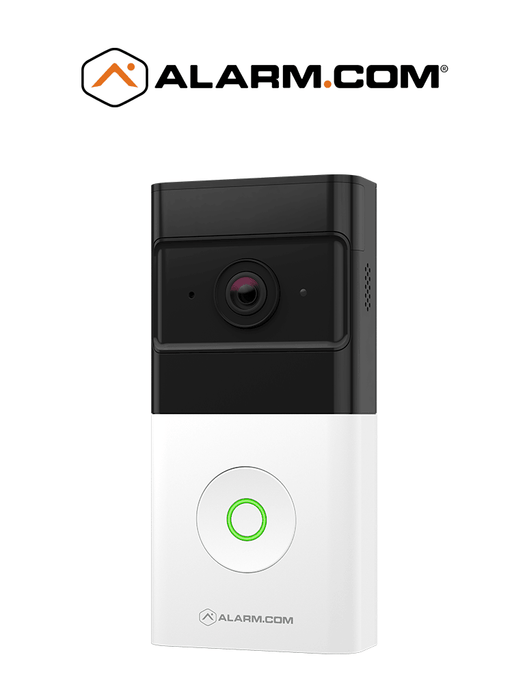 ALARM.COM VDB-780B - Timbre con vídeo Inalámbrico para alarm.com /Wi-Fi / IP66 /1080P / 160° apertura horizontal. Batería incluida.