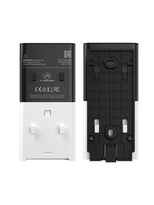 ALARM.COM VDB-780B - Timbre con vídeo Inalámbrico para alarm.com /Wi-Fi / IP66 /1080P / 160° apertura horizontal. Batería incluida.