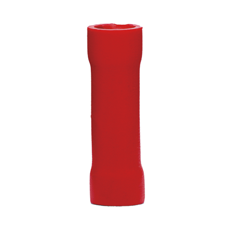 Conector a tope aislado / 22 - 16 AWG / Rojo / Paquete de 25 piezas