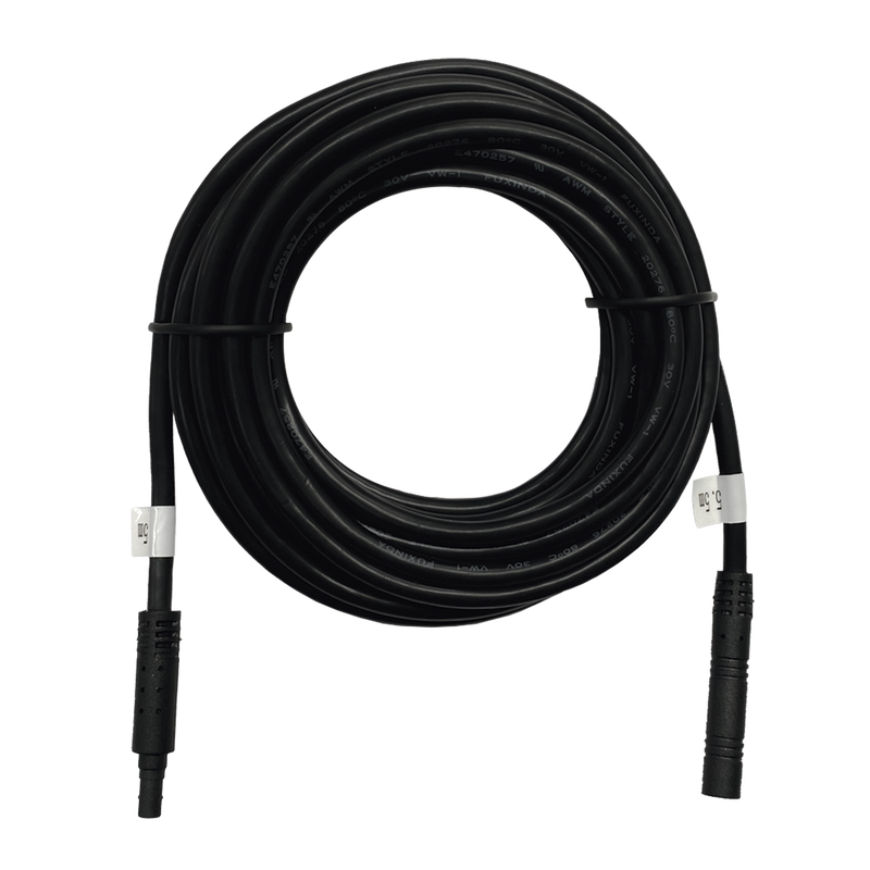 AE-MC0708-5.5 Cable Extensor de Vídeo y Audio de 6 Metros / Conector Tipo Aviación / Compatible con Dashcam AE-VC143T-ITS