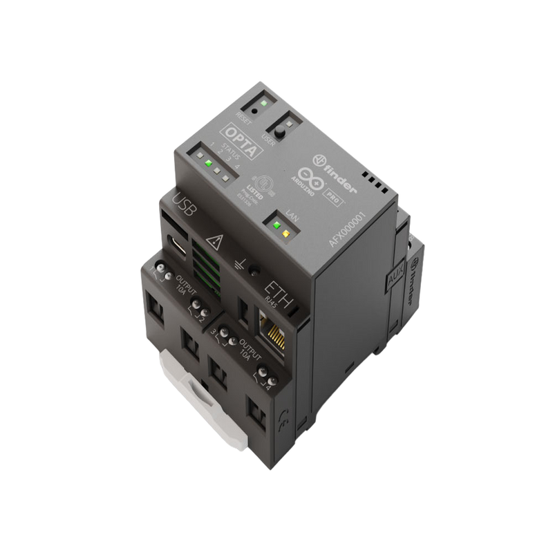 AFX-00001 Arduino Opta RS485 / Integración en industria, soporta múltiples lenguajes de programación, Ethernet,USB-C,RS-485
