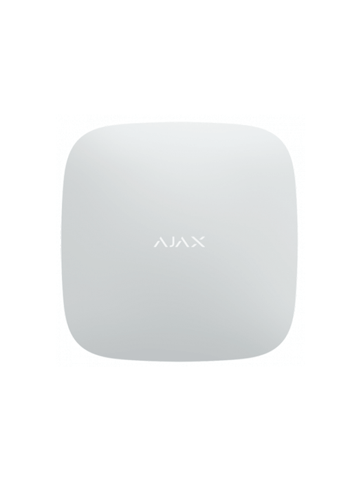 AJAX KIT RESIDENCIAL PLUS EXT- 1 Hub2Plus conexión Ethernet/WiFi/LTE color Blanco/APP “AJAX PRO” iOS y Android, 1 sensor de movimiento, 2 detectores para puerta o ventana, 1 control remoto y 1 sirena EXTERIOR inalámbrica