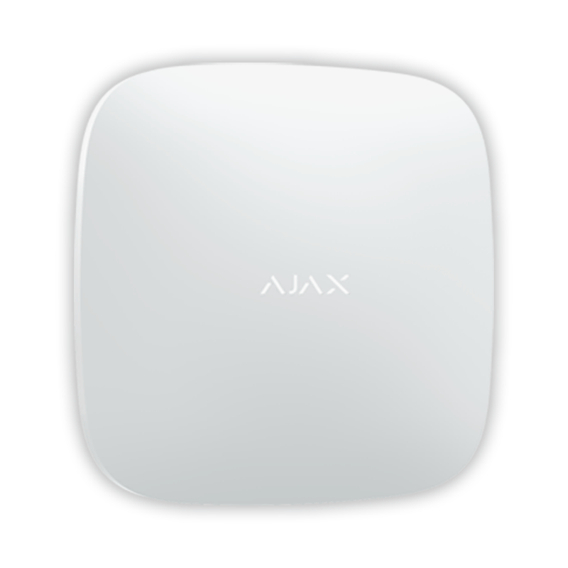 AJAX KIT RESIDENCIAL LIGHT - Panel de alarma Hub2Plus conexión Ethernet / WiFi / LTE, APP “AJAX PRO” iOS y Android , 1 sensor de movimiento, 1 detector para puerta o ventana, 1 control remoto y una sirena interior inalámbrica color Blanco