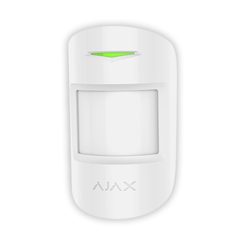 AJAX KIT RESIDENCIAL LIGHT - Panel de alarma Hub2Plus conexión Ethernet / WiFi / LTE, APP “AJAX PRO” iOS y Android , 1 sensor de movimiento, 1 detector para puerta o ventana, 1 control remoto y una sirena interior inalámbrica color Blanco