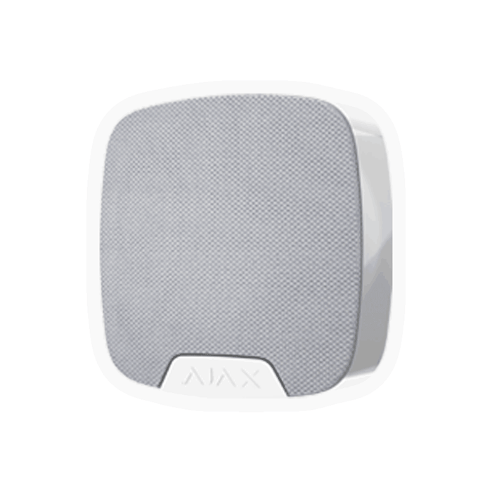 AJAX KIT RESIDENCIAL LIGHT - Panel de alarma Hub2Plus conexión Ethernet / WiFi / LTE, APP “AJAX PRO” iOS y Android , 1 sensor de movimiento, 1 detector para puerta o ventana, 1 control remoto y una sirena interior inalámbrica color Blanco