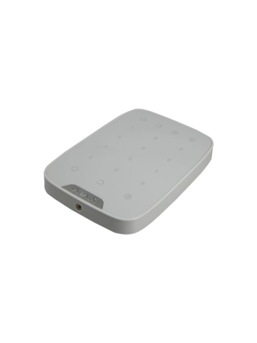 AJAX KeypadW - Teclado táctil inalámbrico con soporte de pared. Color Blanco