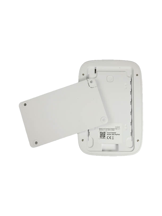 AJAX KeypadW - Teclado táctil inalámbrico con soporte de pared. Color Blanco