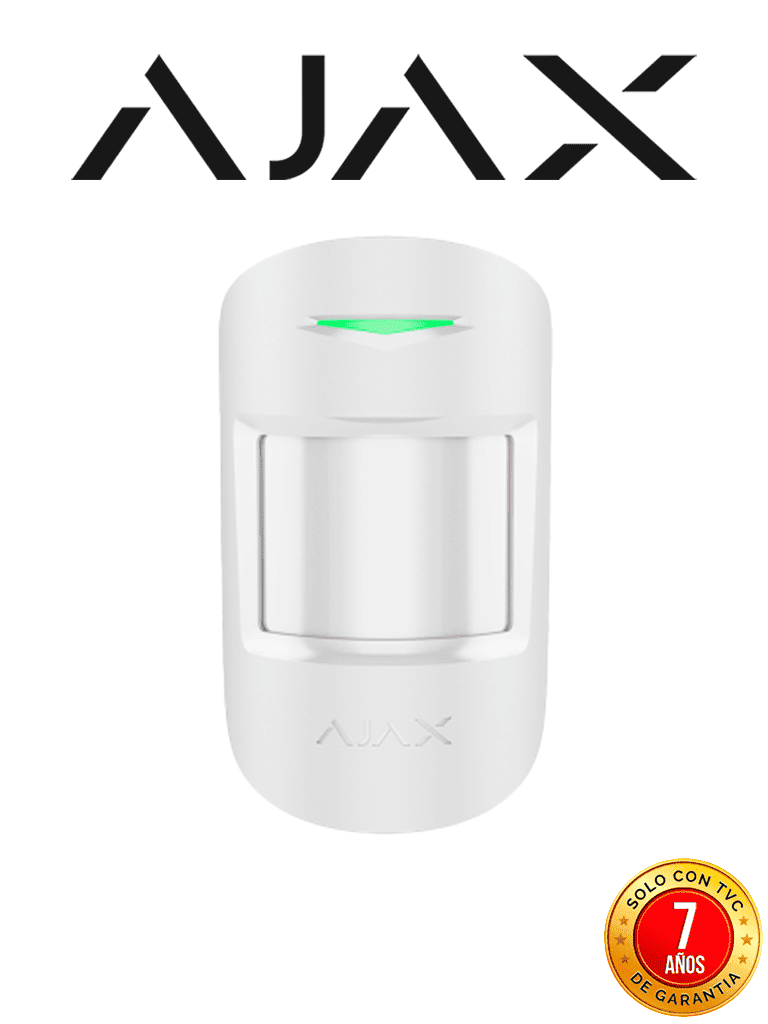 AJAX KIT HUB 4G KEYPADCOMBI - Panel de alarma Hub 4G conexión ETHERNET- 4G APP “AJAX PRO” iOS y Android , 1 sensor de movimiento, 1 detector puerta o ventana, 1 Teclado táctil inalámbrico con sirena incluida y lector DESFire.