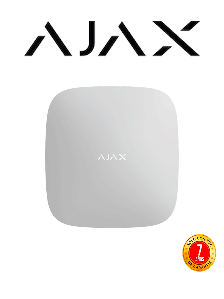 AJAX KIT HUB 4G MULTITRANSMITTER+RELAY - Panel de alarma Hub 4G conexión ETHERNET- 4G APP “AJAX PRO” iOS y Android , 1 MultiTransmitter y un Relé de baja tensión.