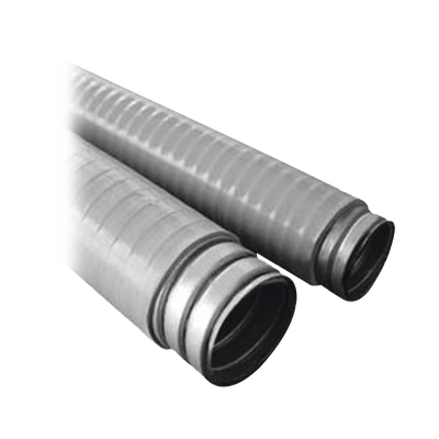 Tubo Flexible tipo Liquidtight de 2" (50 mm). Acero + Forro PVC. Rollo de 30 Metros. - Toer
