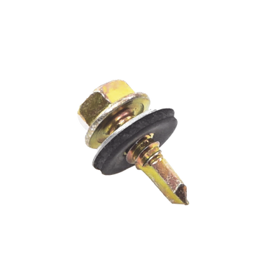 Tornillo Punta Broca Sello Montado 6.5 X 38 mm (1/4" X 1 1/2") Caj. C/100pz. - Toer