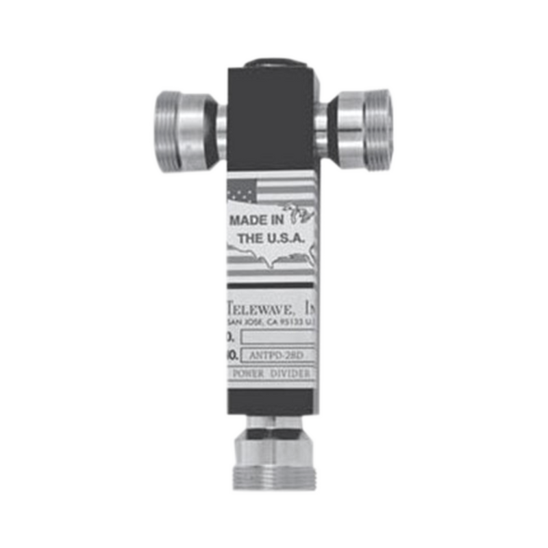 Divisor de Potencia de 3 vías, 350-600 MHz, 500 W, Conectores DIN 7-16 Hembra.