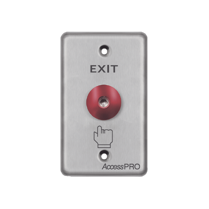 APBRRLC Botón tipo Hongo / Redondo Color Rojo con LED / Estético / NO y COM