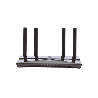 Router WiFi 6 AX 1500Mbps / MU-MIMO 2X2 y OFDMA / 1 Puerto WAN 10/100/1000 Mbps / 4 Puertos LAN 10/100/1000 Mbps / 4 Antenas Beamforming - Toer