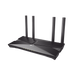 Router WiFi 6 doble banda AX 1800 Mbps /  MU-MIMO y OFDMA / 1 Puerto WAN 10/100/1000 Mbps / 4 Puertos LAN 10/100/1000 Mbps / 4 Potentes Antenas / Compatible con EasyMESH - Toer