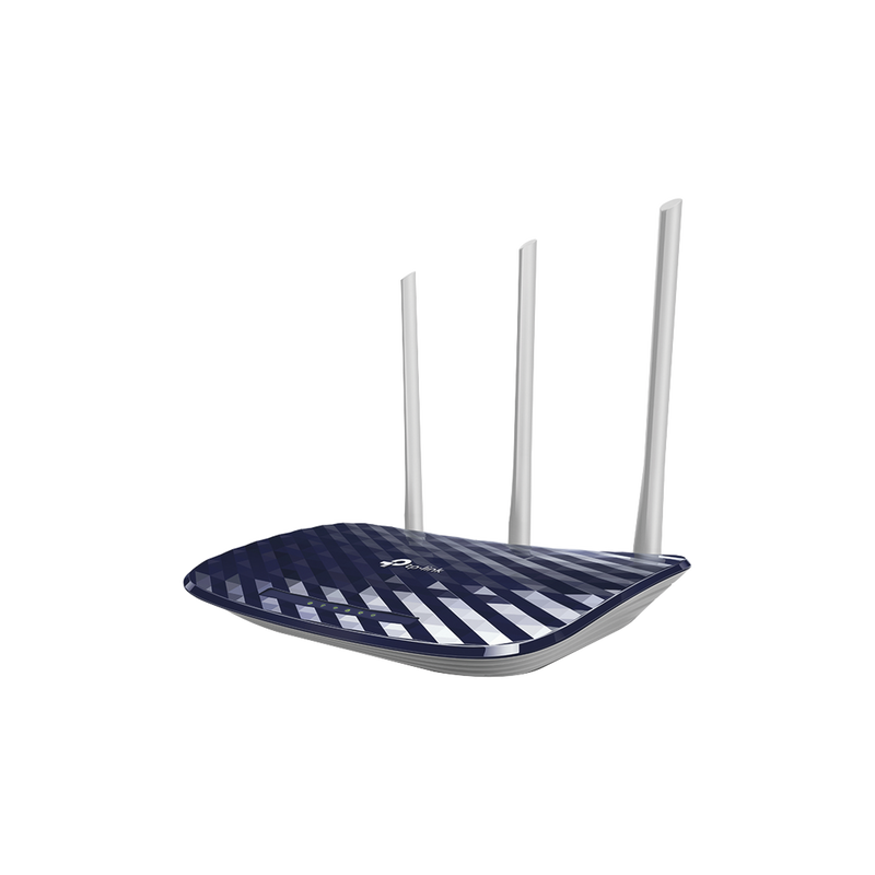 ARCHER-C20W Router Inalámbrico WISP con Configuración de fábrica personalizable, doble banda AC, con antenas de alta ganancia, hasta 733 Mbps, 4 Puertos LAN 10/100 Mbps, 1 Puerto WAN 10/100 Mbps