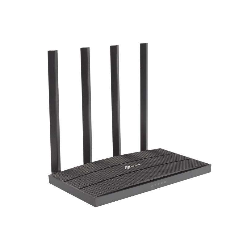 ARCHERC80 Router inalámbrico WiFi 5 ac / Wave 2 MU-MIMO 3x3 1900 Mbps / Doble Banda 2.4 y 5 GHz / 1 puerto WAN 10/100/1000 Mbps / 4 puertos LAN 10/100/1000 Mbps / Tecnología Smart Connect / Compatible con EasyMesh