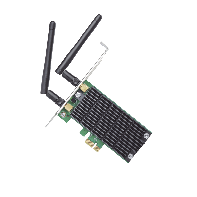 ARCHERT4E Adaptador  PCI inalámbrico doble banda AC 1200 Mbps / Antena de alta ganancia / Tecnología MU-MUMO 2X2 / Soporte de perfil bajo y Altura completa
